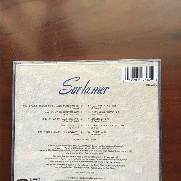 CD Moody Blues Sur la mer, Album, 10 music tracks - Picture 2 of 4